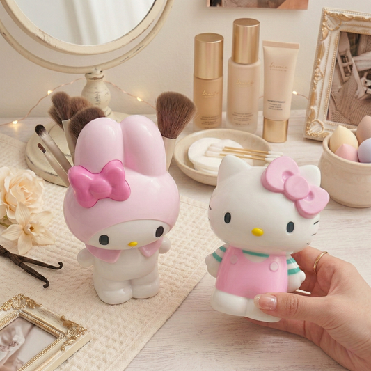 Sweet Cat & Bunny Desk Organize