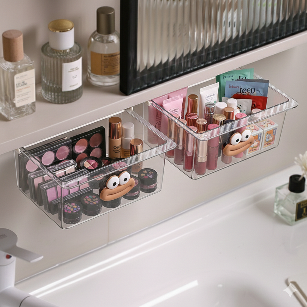 Clear Under-Cabinet Organizer Drawer